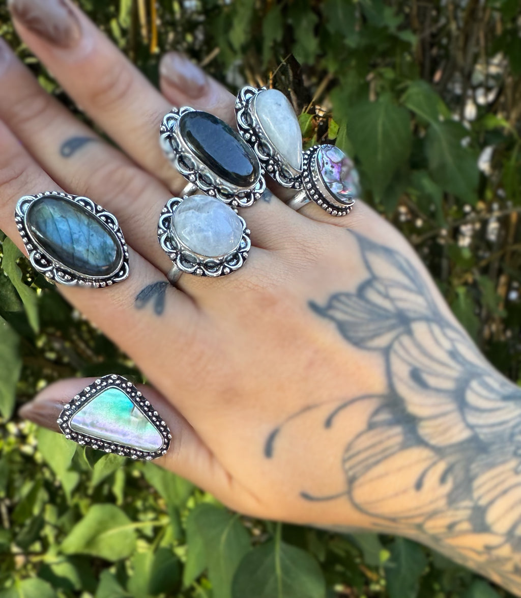 RANDOM PULL 925 sterling silver plated ring