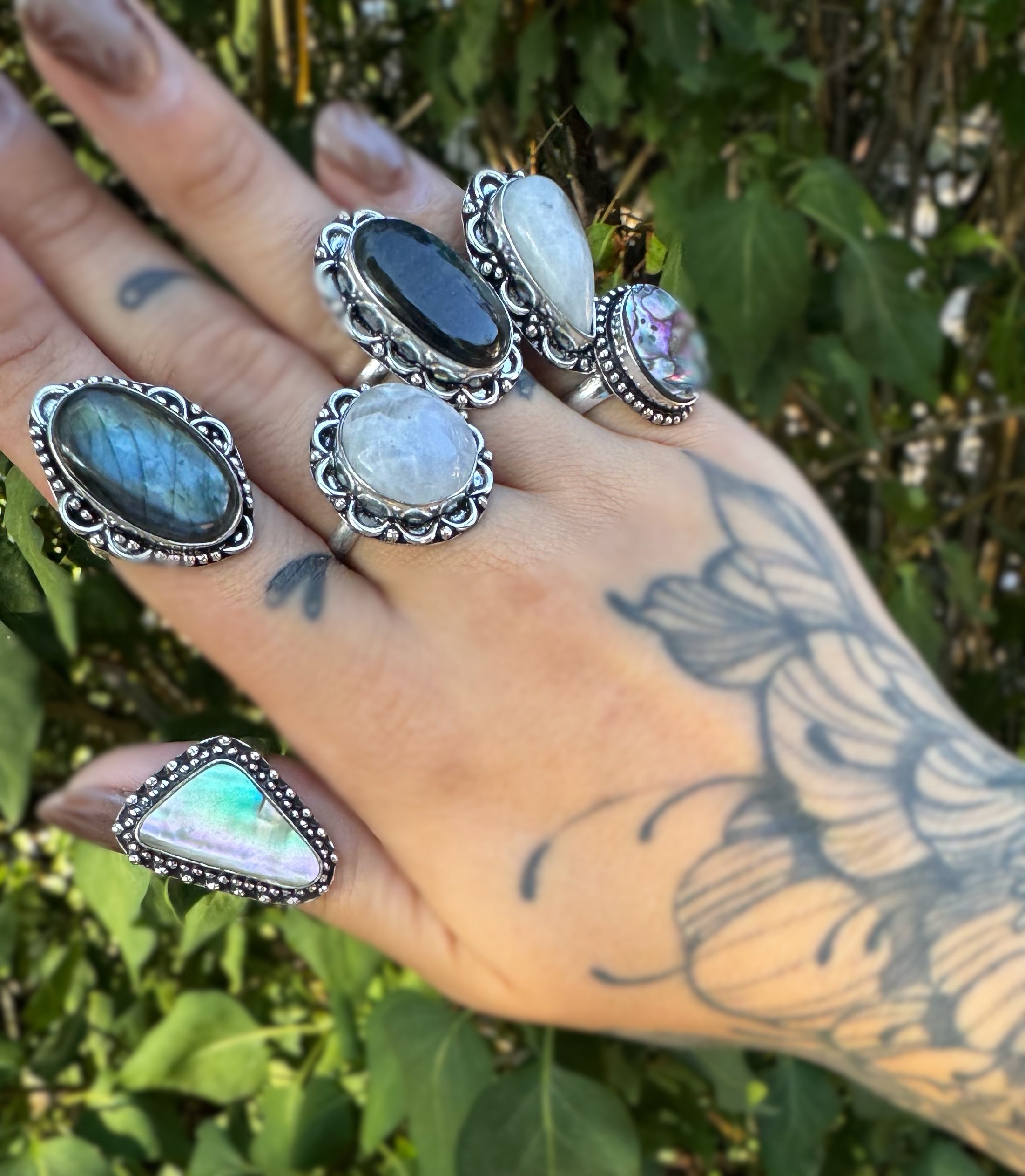 RANDOM PULL 925 sterling silver plated ring