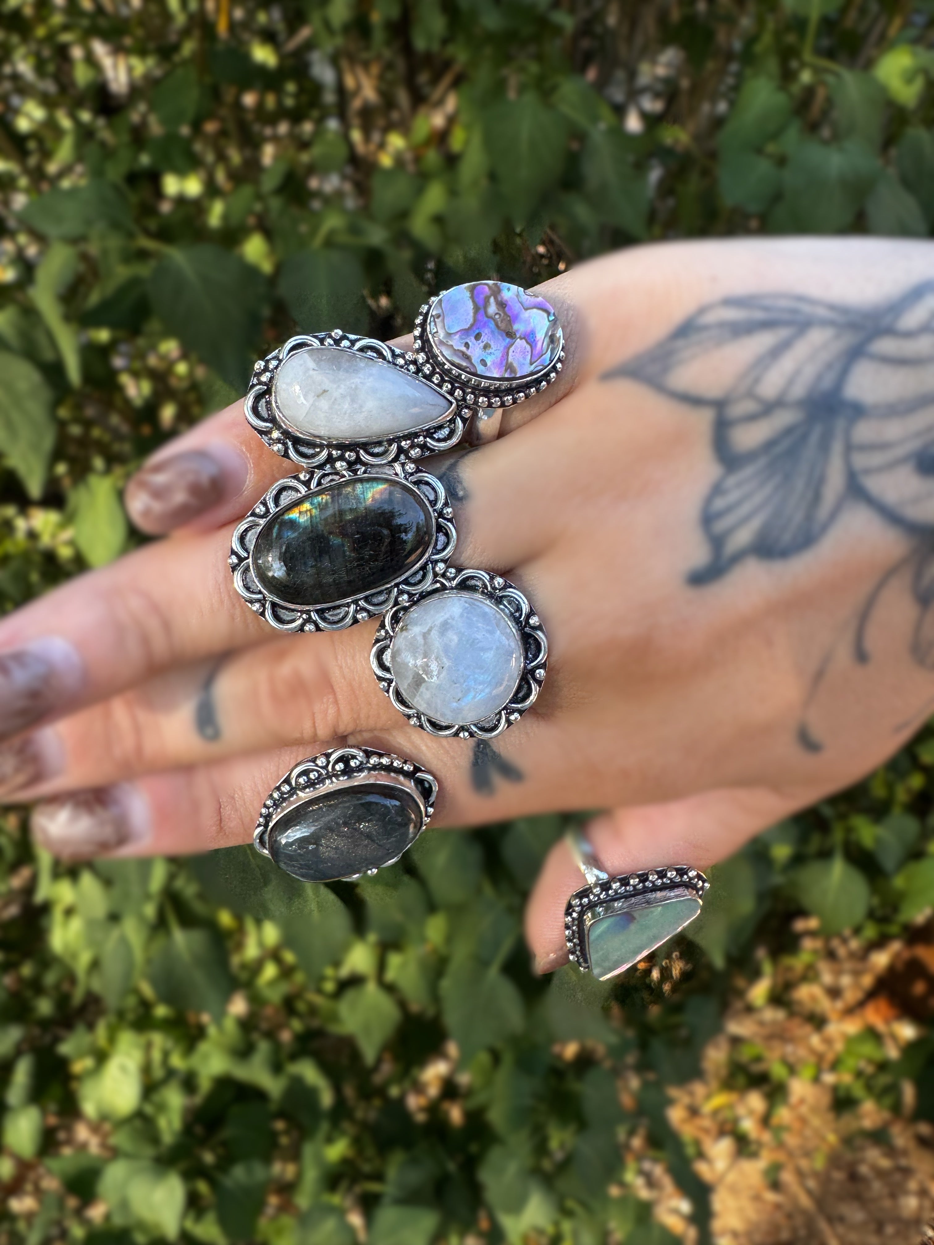 RANDOM PULL 925 sterling silver plated ring