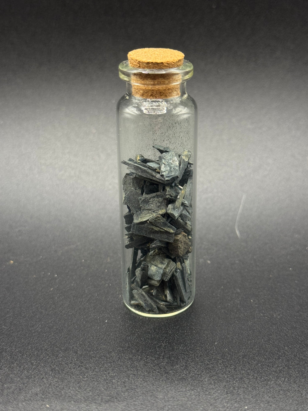 Vivianite small shards jar