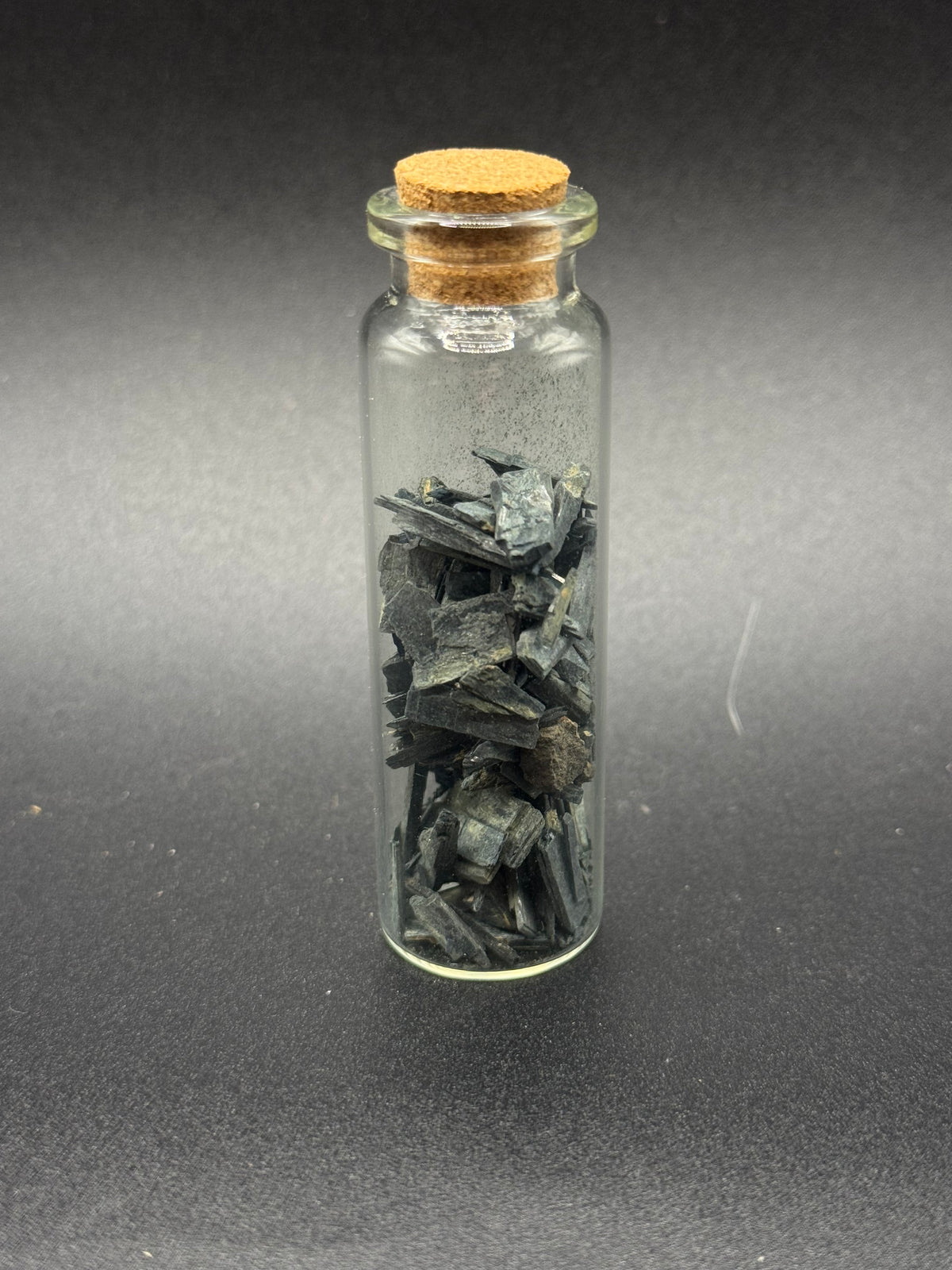 Vivianite small shards jar