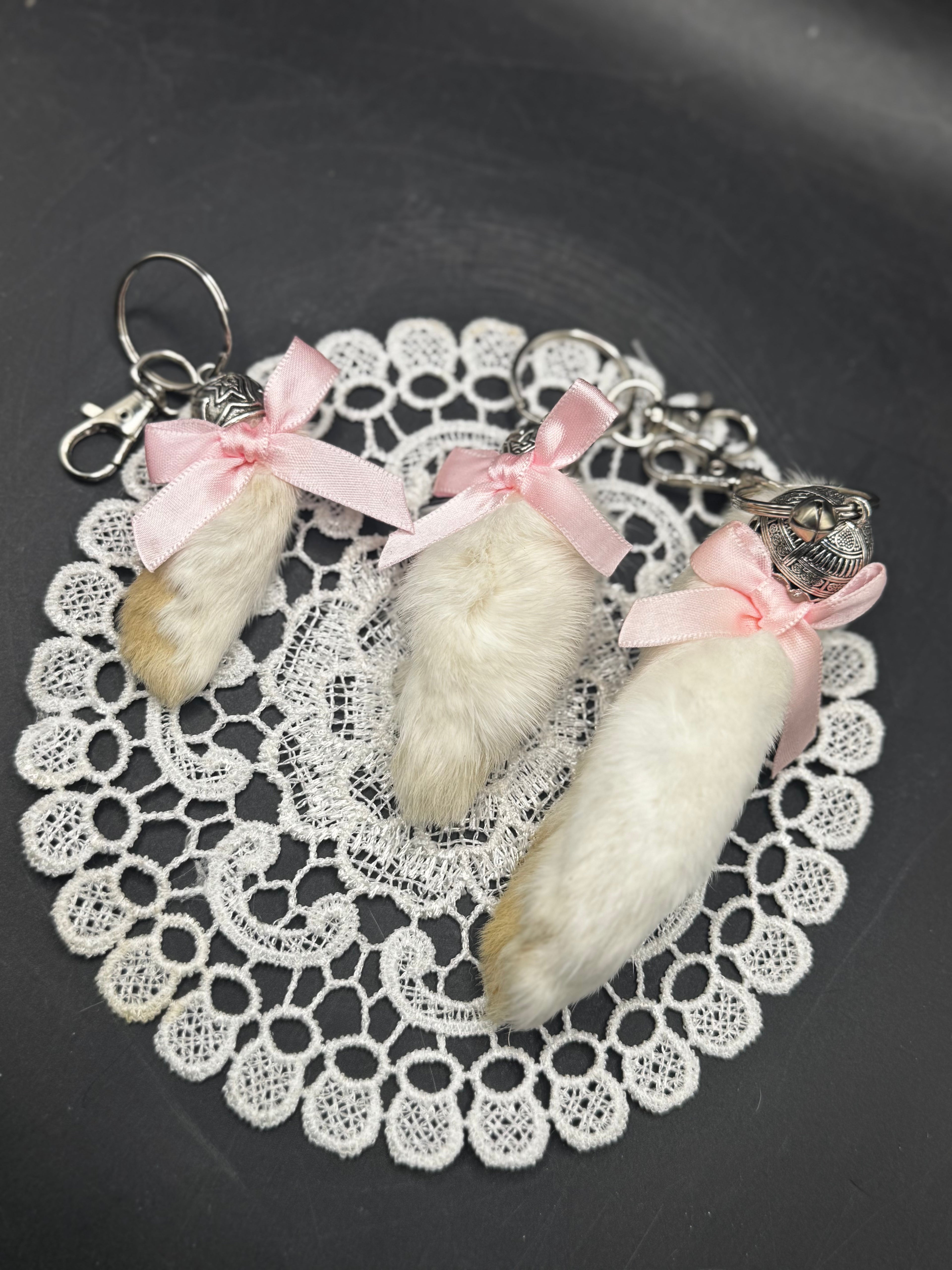 Decorative Lucky Rabbit Foot KeyChains